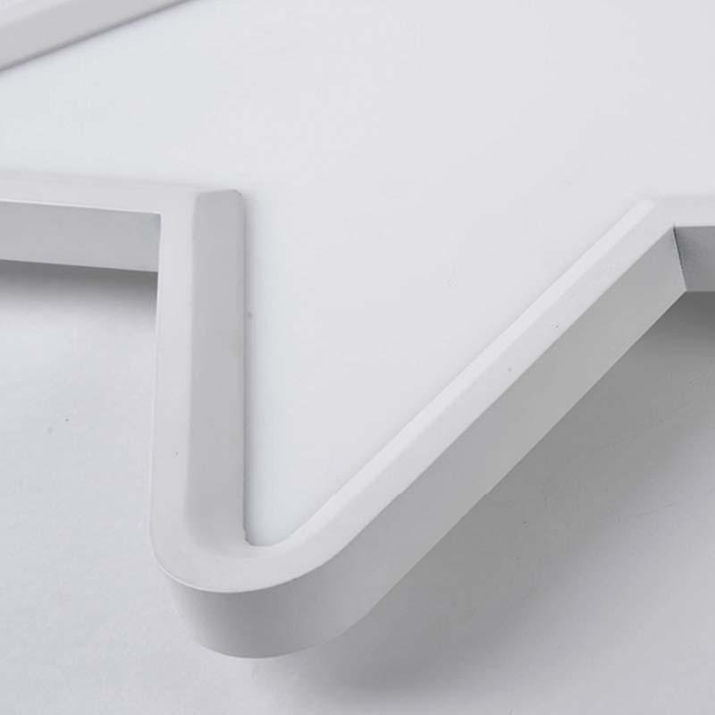 Star Shape LED Flush Mount Ceiling Light Dimmable Nordic Fixture for Nursery and Bedroom