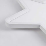 Star Shape LED Flush Mount Ceiling Light Dimmable Nordic Fixture for Nursery and Bedroom