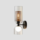 modern-industrial-black-metal-and-clear-glass-multidirectional-double-wall-sconce