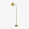 Contemporary Brass Gold Standing Floor Lamp Minimalist LED Lighting for Living Room