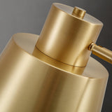 Contemporary Brass Gold Standing Floor Lamp Minimalist LED Lighting for Living Room