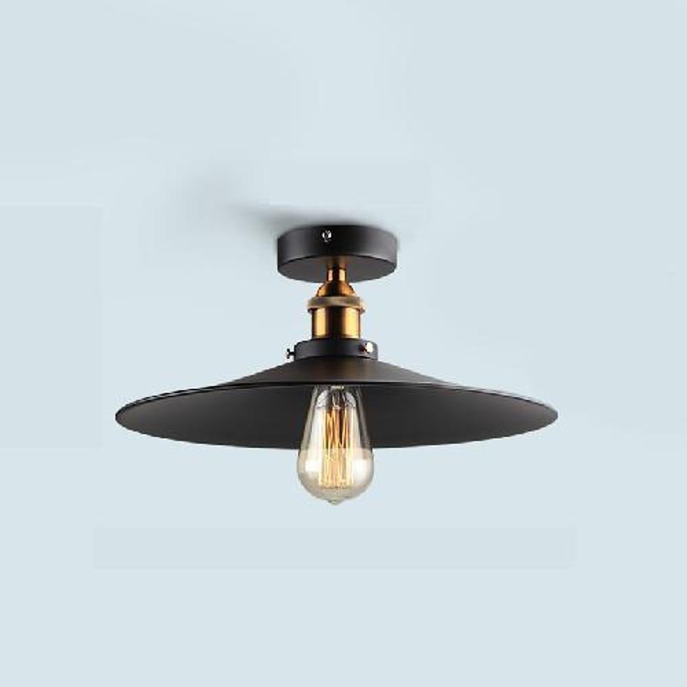 Modern Industrial Metal Teardrop Pendant Light Circular Single Head Ceiling Hanging Lamp for Hallway