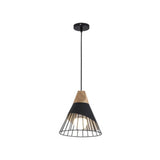 Abstract Cone Shaped Metal Pendant Light Nordic Minimalist Kitchen Island Hanging Ceiling Fixture