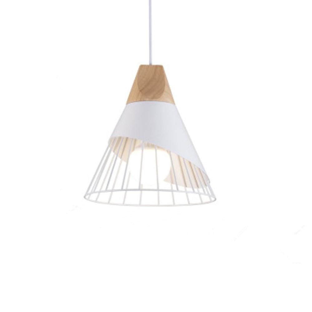 Abstract Cone Shaped Metal Pendant Light Nordic Minimalist Kitchen Island Hanging Ceiling Fixture