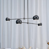 Acaba Modern Rotating Glass Globe Chandelier Pendant Light for Home Office