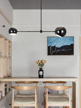 Acaba Modern Rotating Glass Globe Chandelier Pendant Light for Home Office