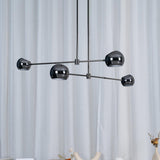 Acaba Modern Rotating Glass Globe Chandelier Pendant Light for Home Office