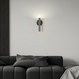 Adjustable LED Bedside Reading Wall Lamp Set of 2 with Space Saving Flush Mount Design