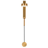 Adjustable Nordic Style LED Wall Sconce with Rotary Switch and 180 Degree Rotation