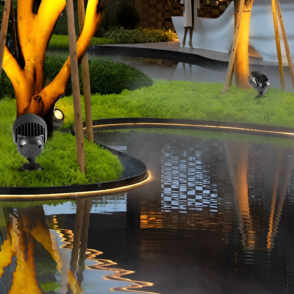 Adjustable Waterproof LED Garden Spotlight for Tree and Architectural Landscape Lighting