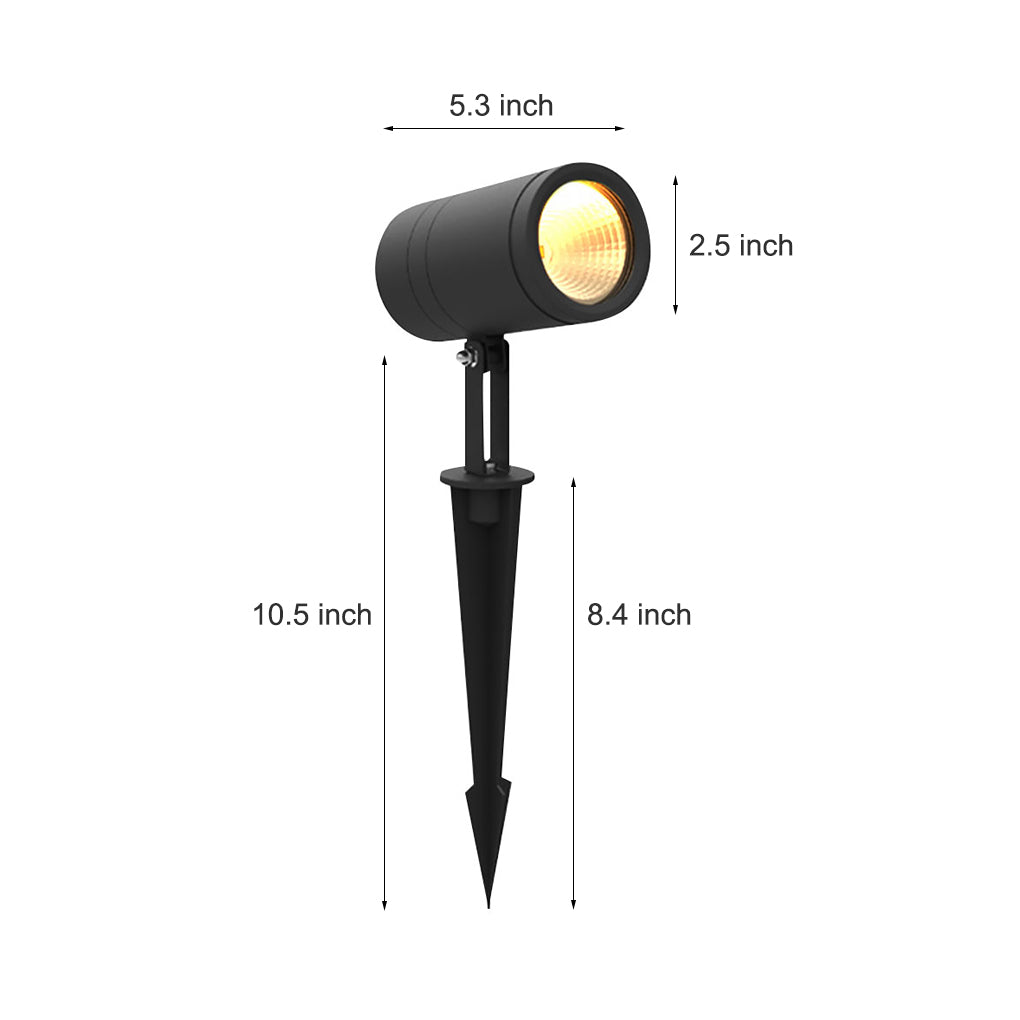 Adjustable Waterproof LED Outdoor Landscape Spotlights for Garden Yard and Pathway Lighting