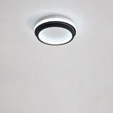 Modern LED Flush Mount Ceiling Light for Bedroom Hallway Low Profile PVC Metal Fixture
