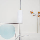 Alabaster Pendant Light Mid Century Modern Brass Hanging Lamp for Kitchen Island Foyer