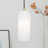 Alabaster Pendant Light Mid Century Modern Brass Hanging Lamp for Kitchen Island Foyer