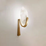 Alice Modern Alabaster Stone Wall Sconce Integrated LED Lighting for Bedroom and Hallway