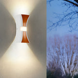 Aluminum Modern Outdoor LED Wall Sconce Waterproof Up and Down Exterior Light Fixture