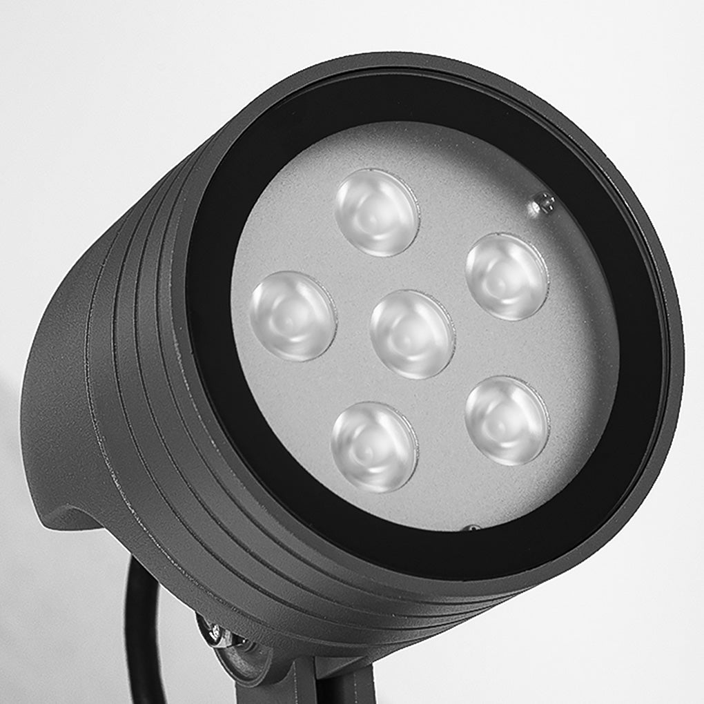 Aluminum Outdoor LED Landscape Spotlight IP65 Waterproof Ground Garden Lawn Light for Courtyards