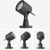 Aluminum Outdoor LED Landscape Spotlight IP65 Waterproof Ground Garden Lawn Light for Courtyards