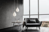 Alva Modern Spiraling Tear Drop LED Pendant Light with Gradient Glow