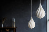 Alva Modern Spiraling Tear Drop LED Pendant Light with Gradient Glow