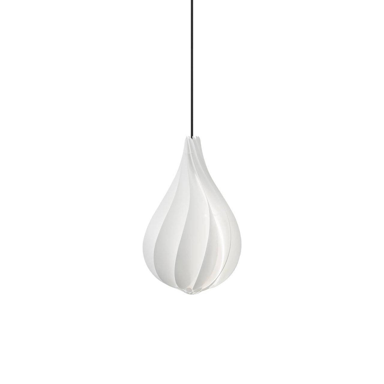 Alva Modern Spiraling Tear Drop LED Pendant Light with Gradient Glow