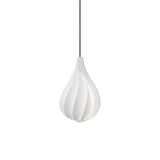 Alva Modern Spiraling Tear Drop LED Pendant Light with Gradient Glow