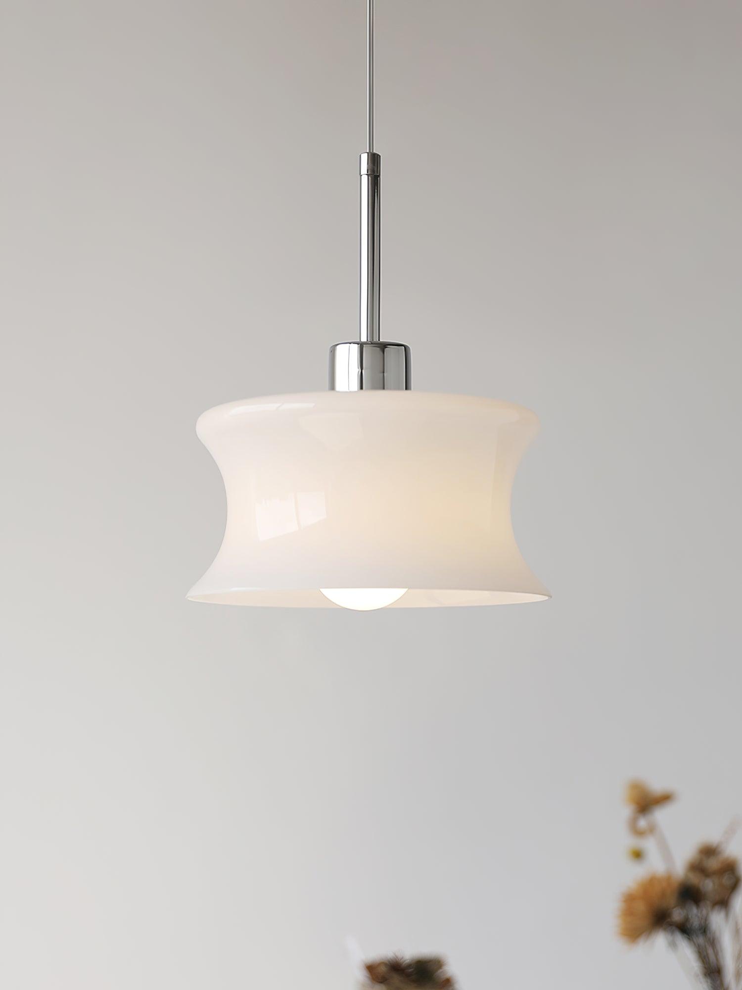 Anath Traditional Schoolhouse Glass Pendant Light Ceiling Hanging Lamp for Kitchen Island and Foyer