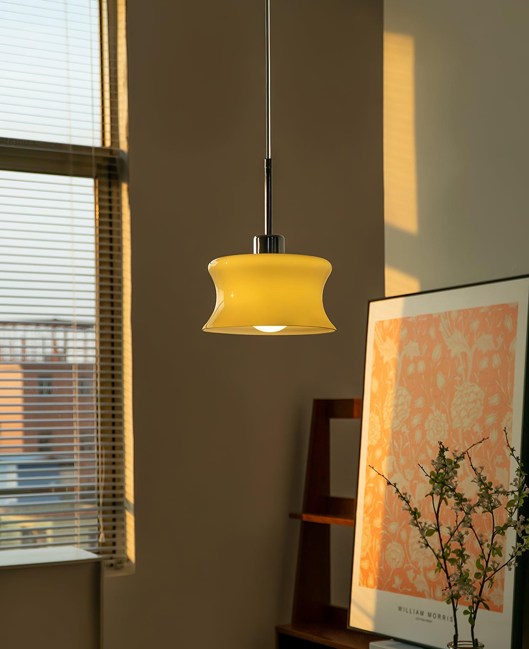 Anath Traditional Schoolhouse Glass Pendant Light Ceiling Hanging Lamp for Kitchen Island and Foyer
