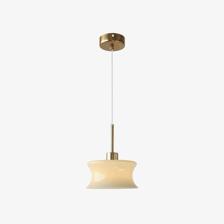 Anath Traditional Schoolhouse Glass Pendant Light Ceiling Hanging Lamp for Kitchen Island and Foyer