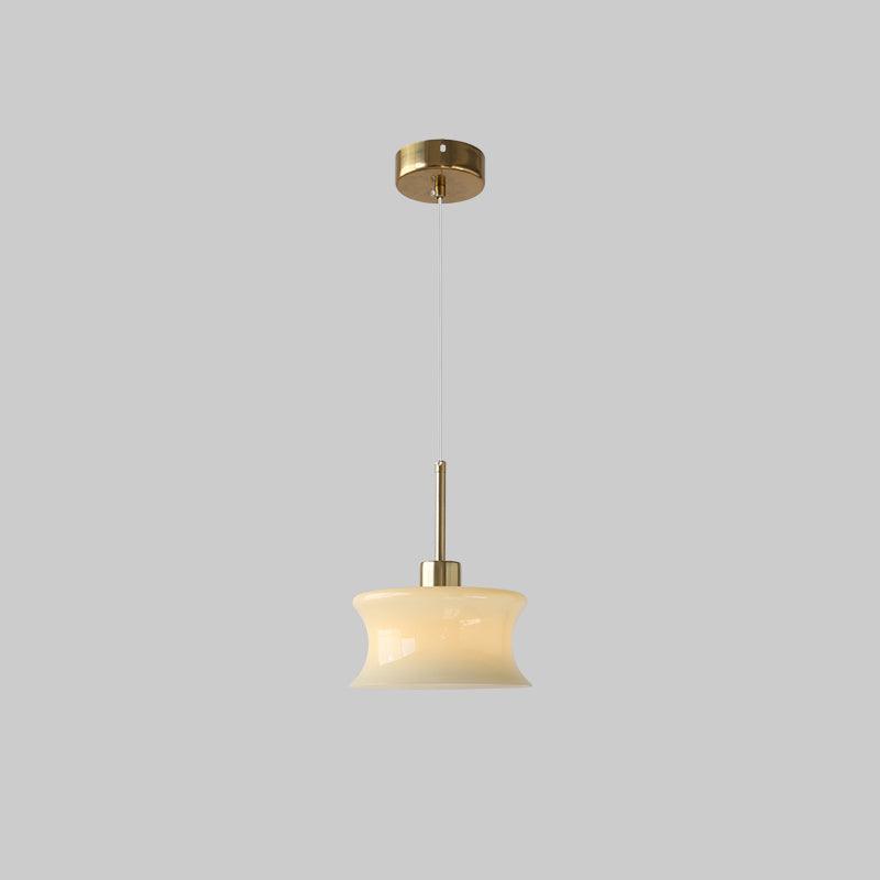 Anath Traditional Schoolhouse Glass Pendant Light Ceiling Hanging Lamp for Kitchen Island and Foyer
