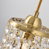 Antique Baroque Angel Crystal Pendant Light Brass Chandelier for Bedroom and Living Room