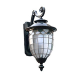Antique European Style Outdoor Wall Lantern IP65 Waterproof Exterior Sconce for Porch and Garden