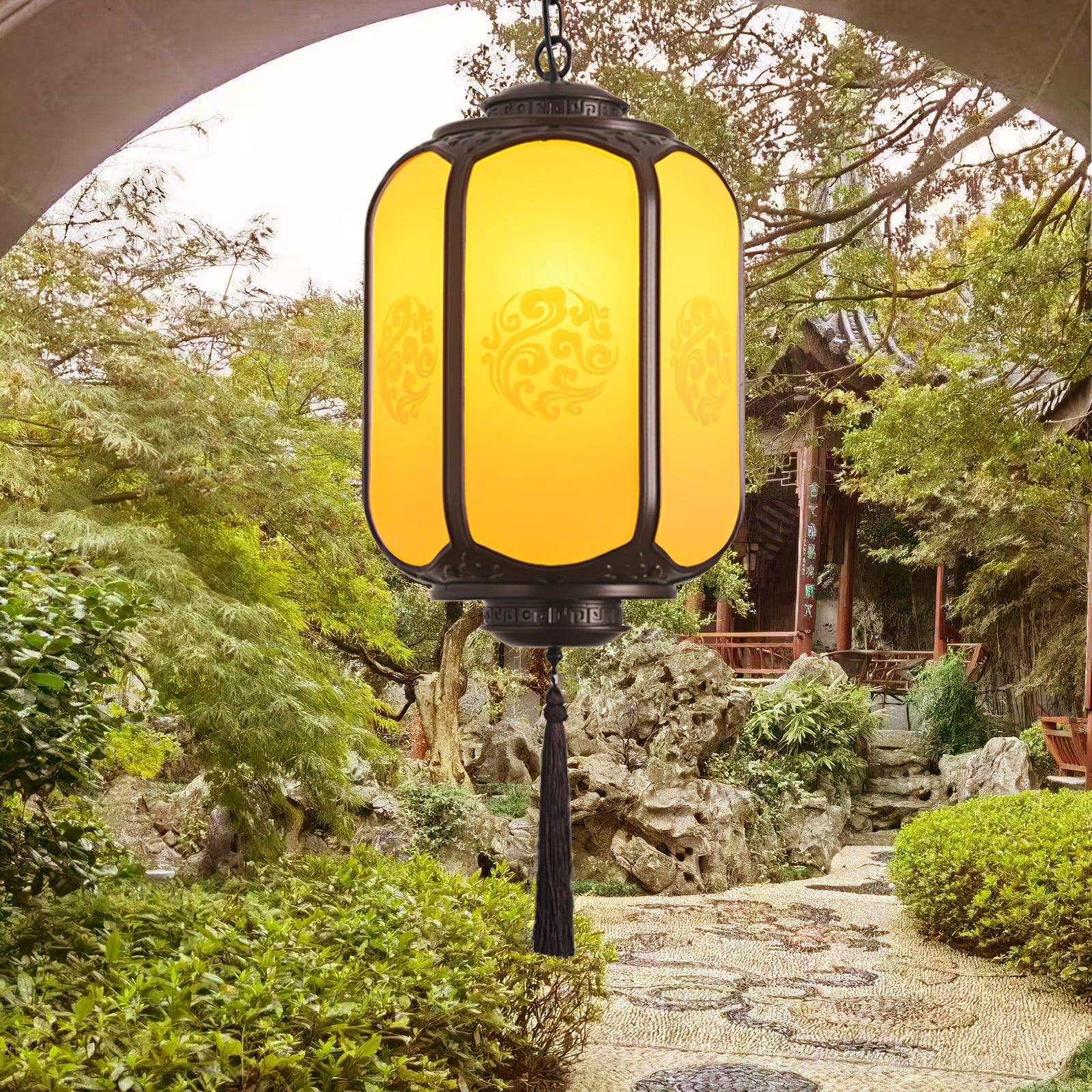 Antique Style Waterproof Hanging Porch Light Outdoor Lantern for Patios