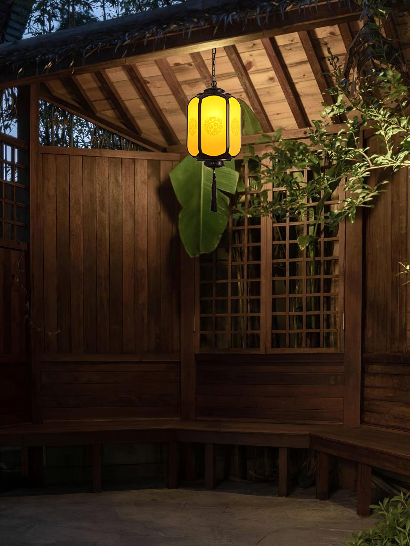 Antique Style Waterproof Hanging Porch Light Outdoor Lantern for Patios