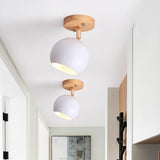 Modern Semicircular Metal LED Pendant Light Adjustable Rustic Hanging Ceiling Lamp for Entryway