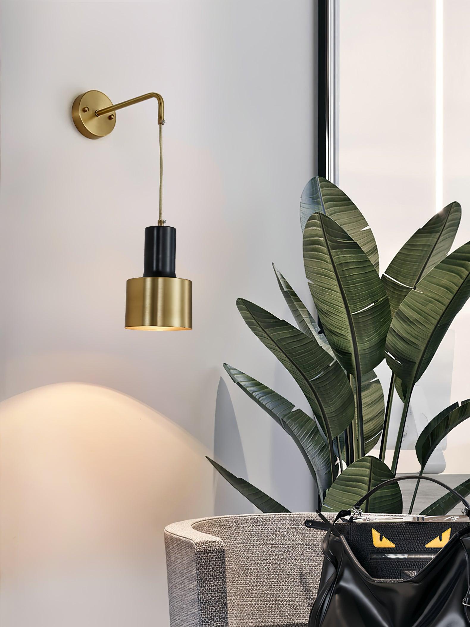 Arne Industrial Wall Sconce Metal Bracket Light for Indoor Bedroom Hallway and Living Room Decor
