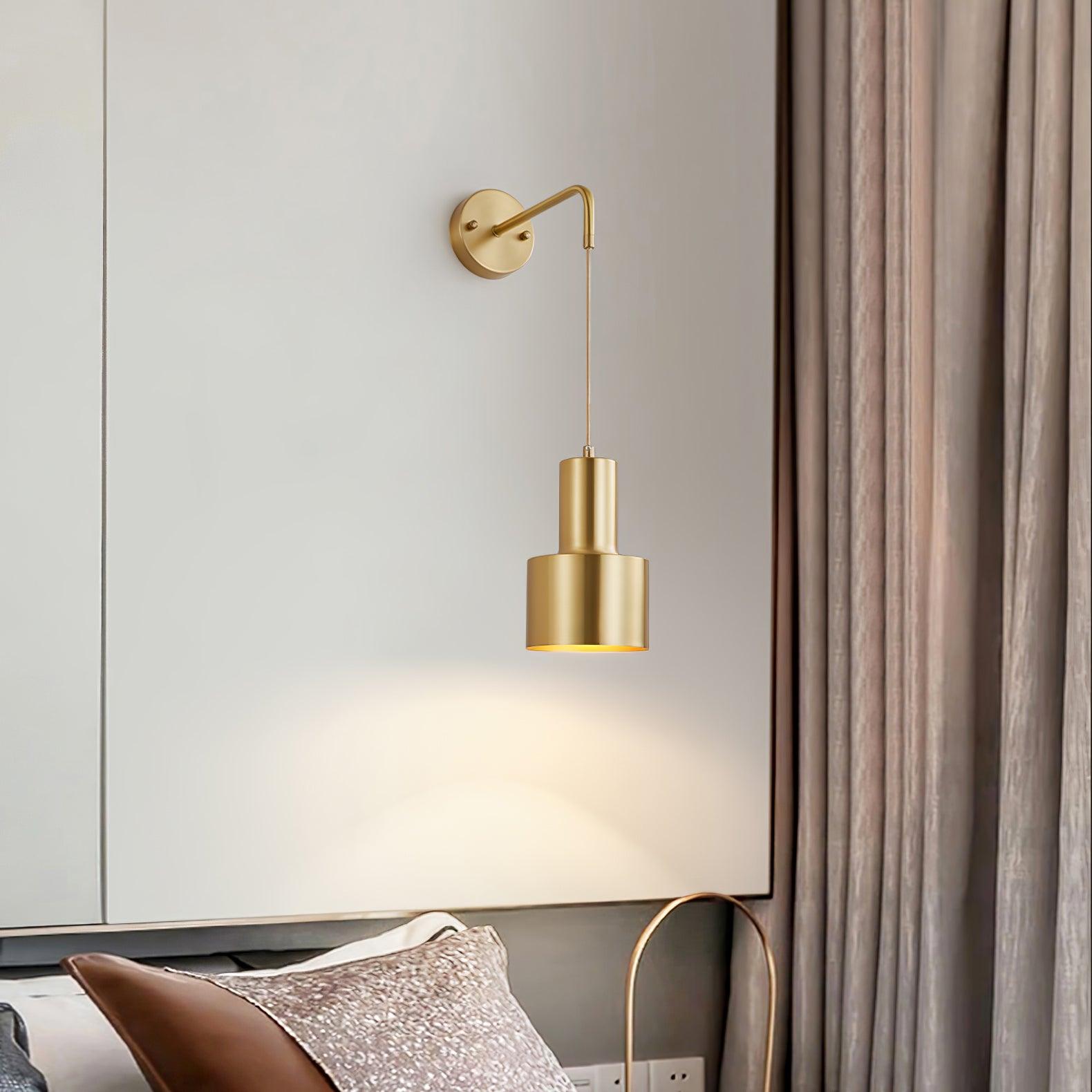 Arne Industrial Wall Sconce Metal Bracket Light for Indoor Bedroom Hallway and Living Room Decor