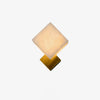 Art Deco Alabaster and Brass Wall Sconce Set of 2 Luxury Gatsby Style Indoor Lighting