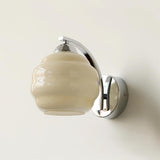 Art Deco Vintage Glass Globe Wall Sconce Lighting for Bedroom and Hallway