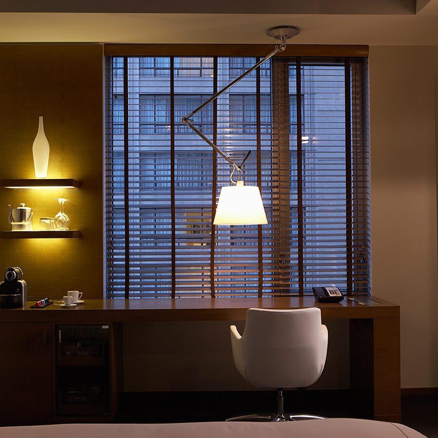 Articulated Arm Pendant Lighting Modern Rotatable Ceiling Drop Light with White Fabric Shade