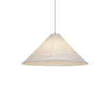 Artisanal Pyramid Washi Paper Pendant Lamp Geometric Japanese Style Hanging Light for Dining Room and Bedroom