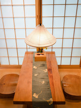 Artisanal Pyramid Washi Paper Pendant Lamp Geometric Japanese Style Hanging Light for Dining Room and Bedroom