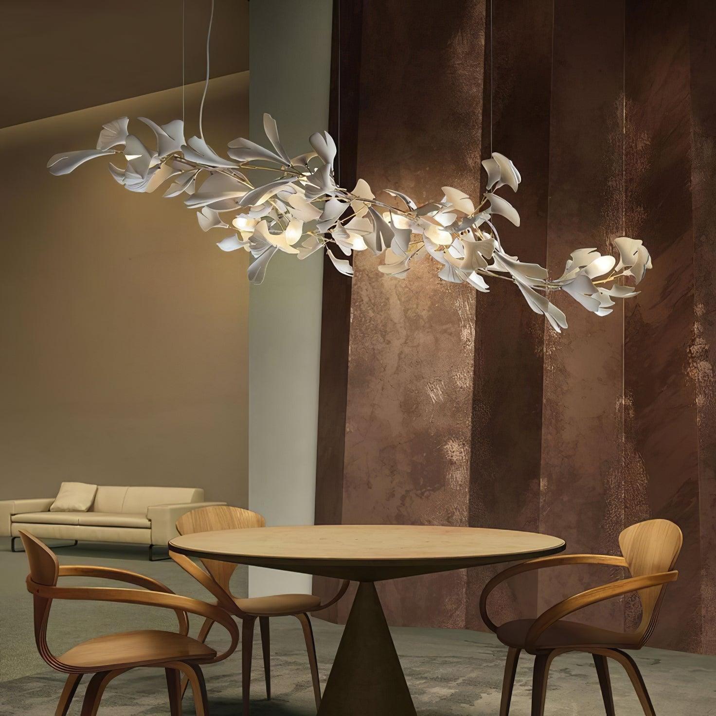 artistic-gingko-branch-chandelier-with-handcrafted-white-ceramic-leaves-and-gold-finish