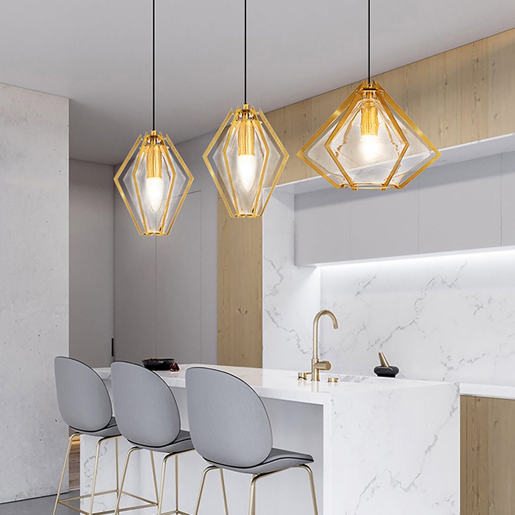 Artistic Glass Pendant Light Nordic Style Chandelier for Bedroom and Living Area