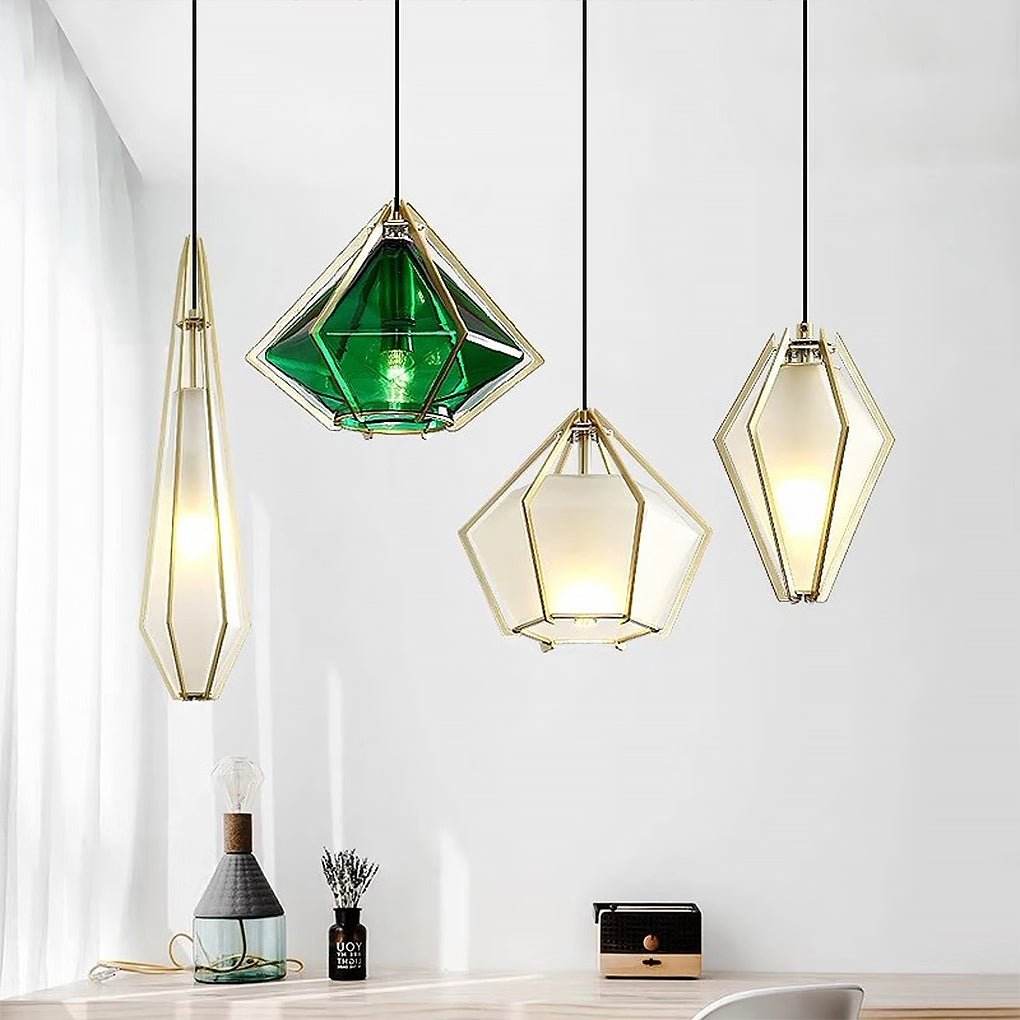 Artistic Glass Pendant Light Nordic Style Chandelier for Bedroom and Living Area