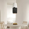 Artistic Handmade Sculpture HDPE Wabi Sabi Pendant Light Japanese Style Hanging Ceiling Lamp