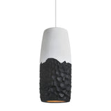 Artistic Handmade Sculpture HDPE Wabi Sabi Pendant Light Japanese Style Hanging Ceiling Lamp