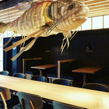 artistic-koi-fish-wood-slat-chandelier-large-scale-statement-lighting-for-home