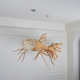 artistic-koi-fish-wood-slat-chandelier-large-scale-statement-lighting-for-home