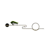 Artistic Moon and Tree Design Outdoor LED Wall Sconce Waterproof Black Exterior Lighting